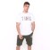 T -shirt male, white color, size 56 (4xl)