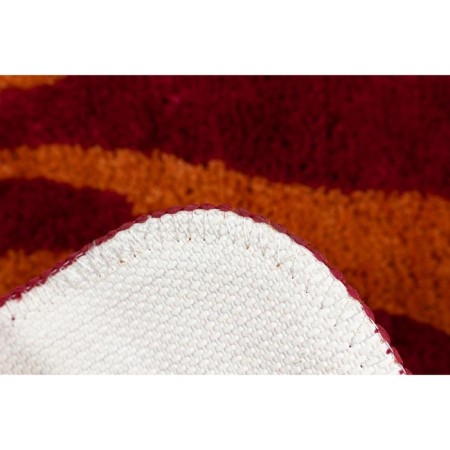 A set of bathroom mats "Simon", 2 pcs: 50 x 80 cm, 55 x 55 cm, terracotta color-3