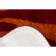 A set of bathroom mats "Simon", 2 pcs: 50 x 80 cm, 55 x 55 cm, terracotta color