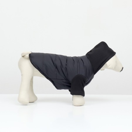 Jacket for dogs "Sport" with a hood, size s, black-3
