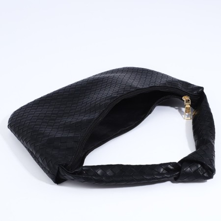 Bag-baget with a zipper, black color-5