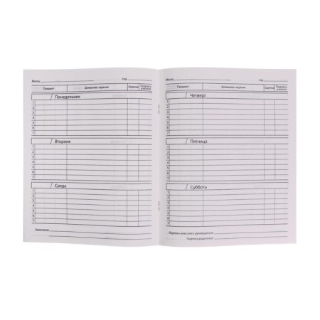 Diary in a soft cover, for grades 5-11, 48 sheets, calligrata "Call in the mountains"-4