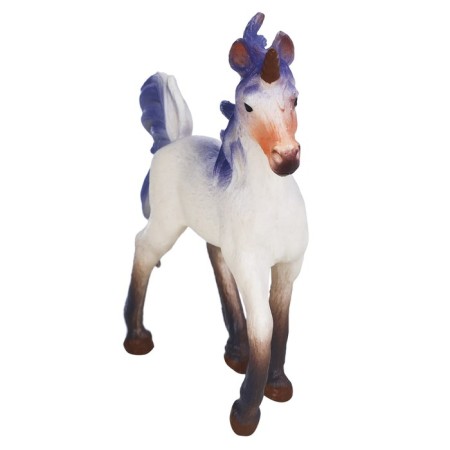 Figure "White Foal-Snoice with a blue mane"-2
