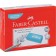 Eraser Faber-Castell "Dust Free", rectangular, in film, 11 x 18 x 41 mm, turquoise, pink, blue