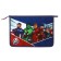A4 notebook folder, with a zipper, with a metallic effect, avengers