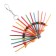 Toy for birds "Fan" with a bell, multi -colored, 20 x 20 cm