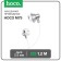 Hoco M75 headphones, wired, inserts, microphone, jack 3.5 mm, 1.2 m, silver