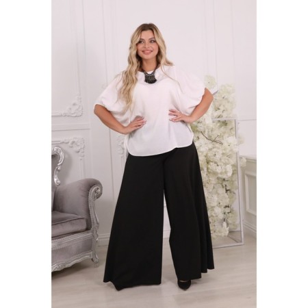 Female blouse, size 48, white color-2