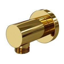 Shower hose connection Wasserkraft A188, brass, gold