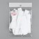 Body fastener, d = 8 mm, 1.8 × 7 cm, 20 pcs, white color