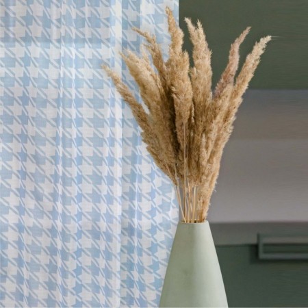 Curtain-tulle for the kitchen Witerra Stars 140x180cm, Blue, PE100%