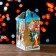 Gift box with a window Christmas tree "Holiday in the city", 19 x 13.5 x 25.5 cm