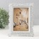 Photo frame Polystone 10x15 cm "Amphite" white with mother -of -pearl 15.3x1.8x21 cm