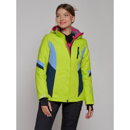 Ski jacket female winter, size 46, light color-2