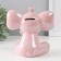 Pigger Ceramics "Elephant in the Crown" Pink mother of pearl 14.5x9.7x14.8 cm