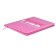 School diary for grades 1-11 pink, solid cover with foam rubber, artificial leather, applique, silkography, liesse, 48 sheets, universal cheat sheet, block 80g/m2