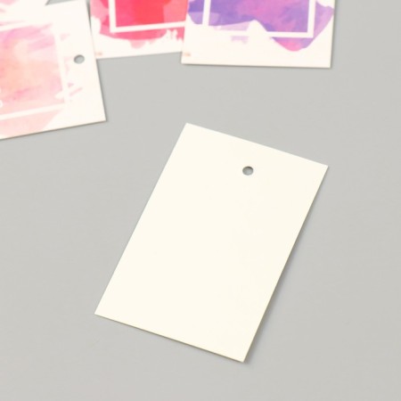 Cardboard Biro "Handmade. Watercolor" set 10 pcs (5 types) 4x6 cm-3
