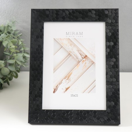 Photo frame Plastic "Mira" 15x21 cm, 651670-6, (plastic screen)