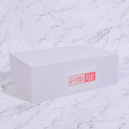 Square organizer for storage, 1 section, glass, 24 × 14 × 5 cm, transparent/black color-5