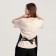 Apron for the master, with pockets, black color