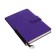 The diary of a non -section A5, 140l, cage, K/deputy, with a pen, in gift. box., purple