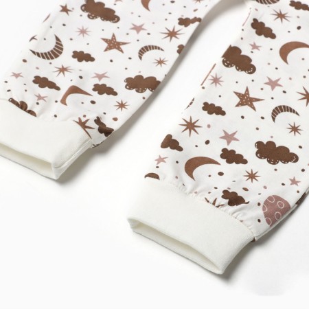 Pants for children, milk/stars, height 74 cm-2
