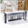 Set for glass spices on the high-tech stand, 90 ml, 33 × 6.7 × 10.5 cm, 4 × 9.5 cm, 6 pcs