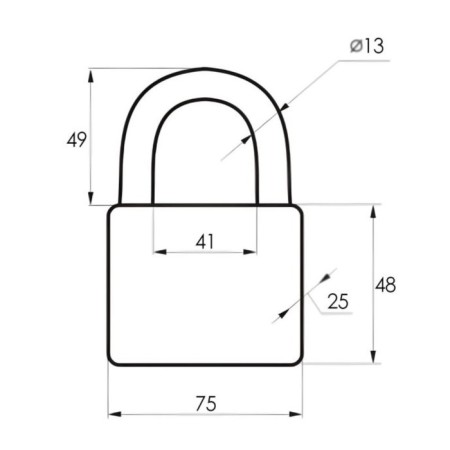 Locking castle No. 80-1