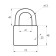 Locking castle No. 80