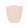 Vest for girl Knit, height 146 cm, white-pink color