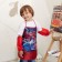 Apron with children "Optimus Prime", transformers, 49x39 cm