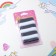 Hair elastic band "Mahrushka" (set 7 pcs) black and white