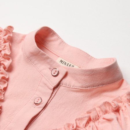 Blouse for the girl minku color is light pink, height 122 cm-8