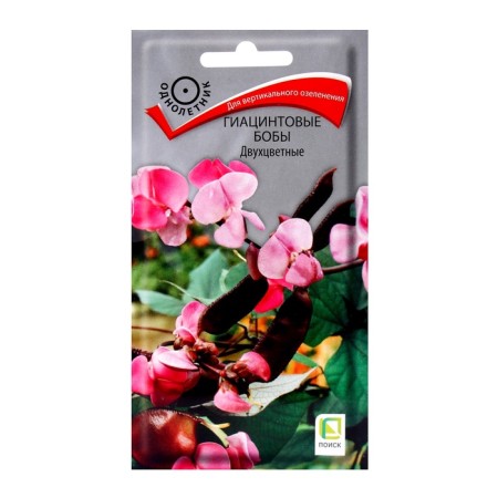 Flower seeds hyacinth beans are two -color, 1gr