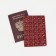 Cover for passport, red color