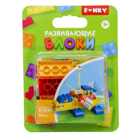 Children's Funky Toys Constructor Dino Robot, with large blocks, 33 details-1