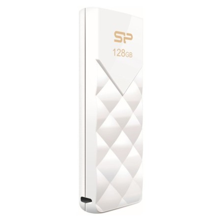 Flash drive Silicon Power 128gb Blaze B03 SP128GBUF3B03V1W USB3.1 White-1