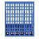 Capital, vertical, 3 compartments, blue