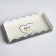Cookie box, confectionery packaging with PVC lid, love you, 21 x 10.5 x 3 cm