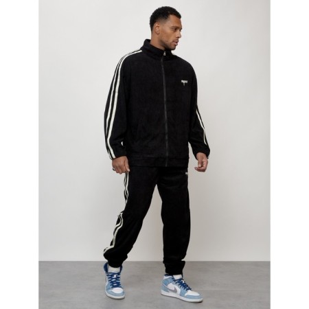 Sports suit men's, size 52, black color-2
