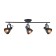 Lamp IBBI 3x40W E14, black 13x73x13cm