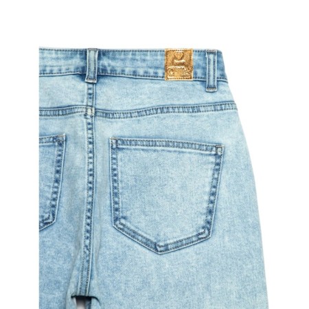 Women's jeans Conte Elegant Straight, XL size, Acid Washed Blue Color-7