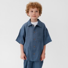 Board for the boy KAFTAN LINEN, p. 30 (98-104), blue