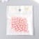 Beads for creativity plastic cylinder "Budons of cherries" set of 20 g 0.6x0.6x0.5 cm