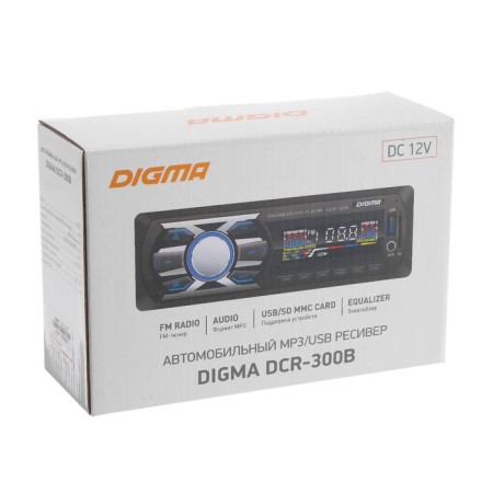 Автомагнитола Digma DCR-300B-5