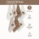 A set of wuffed napkins Diva Afrodita Ceylin "Cake", size 40x60 cm, 7 pcs