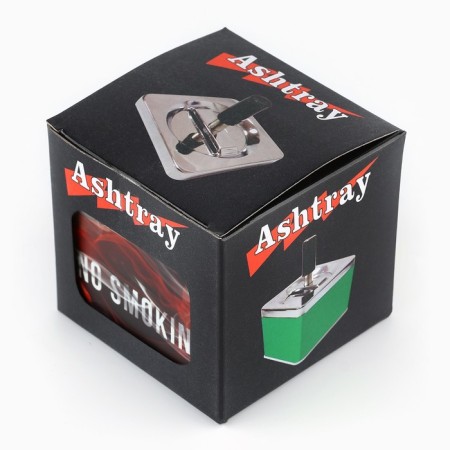 Ash beardless "No smoking", 12 x 9 cm.-5