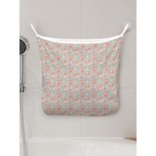 Organizer in a bathtub on the suction cups “cunning foxes in the forest”, for storing toys and trifles, size 33x39 cm