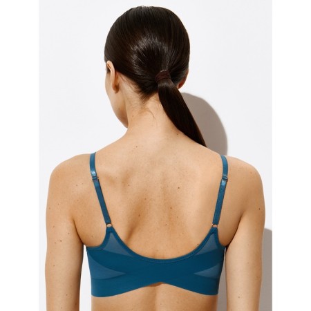 T-shirt-top female omd invisible, size 50, color Blu Marino-1