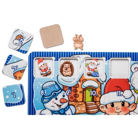 Board game "New Year's town"-3